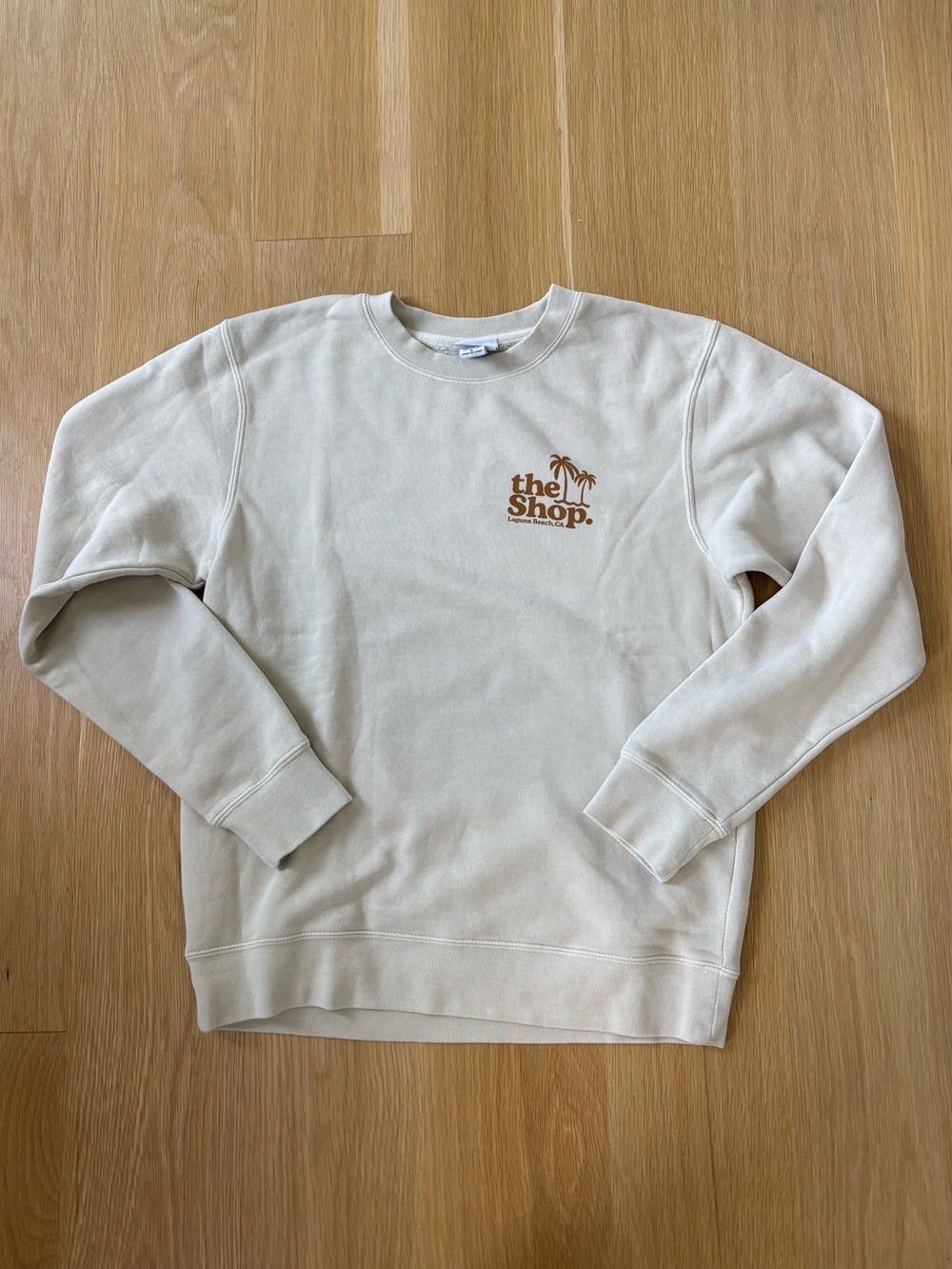 The Shop. Cream Crewneck Sweater - Casual Women’s Pullover